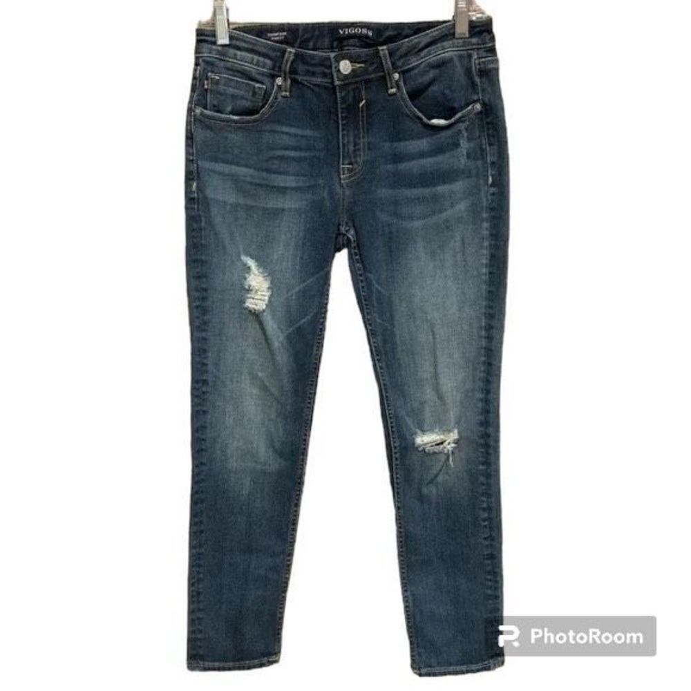 ✨Vigoss Thompson Tomboy Classic Fit Mid-Rise Distressed Jeans✨ - Picture 2 of 6
